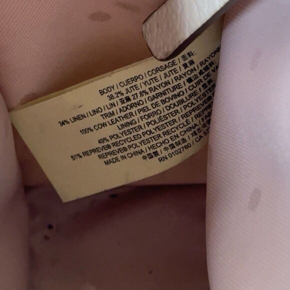 Kate Spade Thompson Street Sam Bag Floral Print Linen Crossbody Purse Satchel - Picture 9 of 16